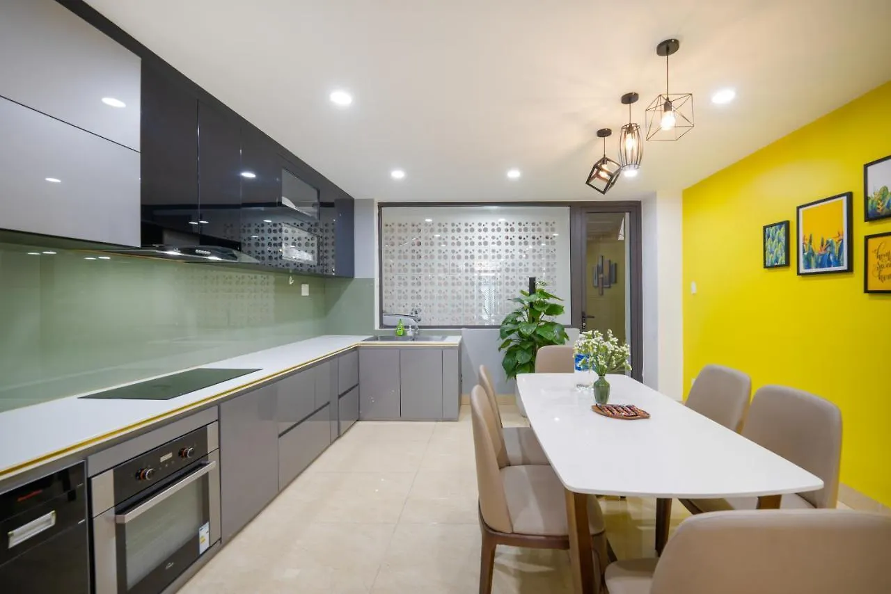 N To M House-5 Minute To My Khe Beach-Full Ac Da Nang Villa